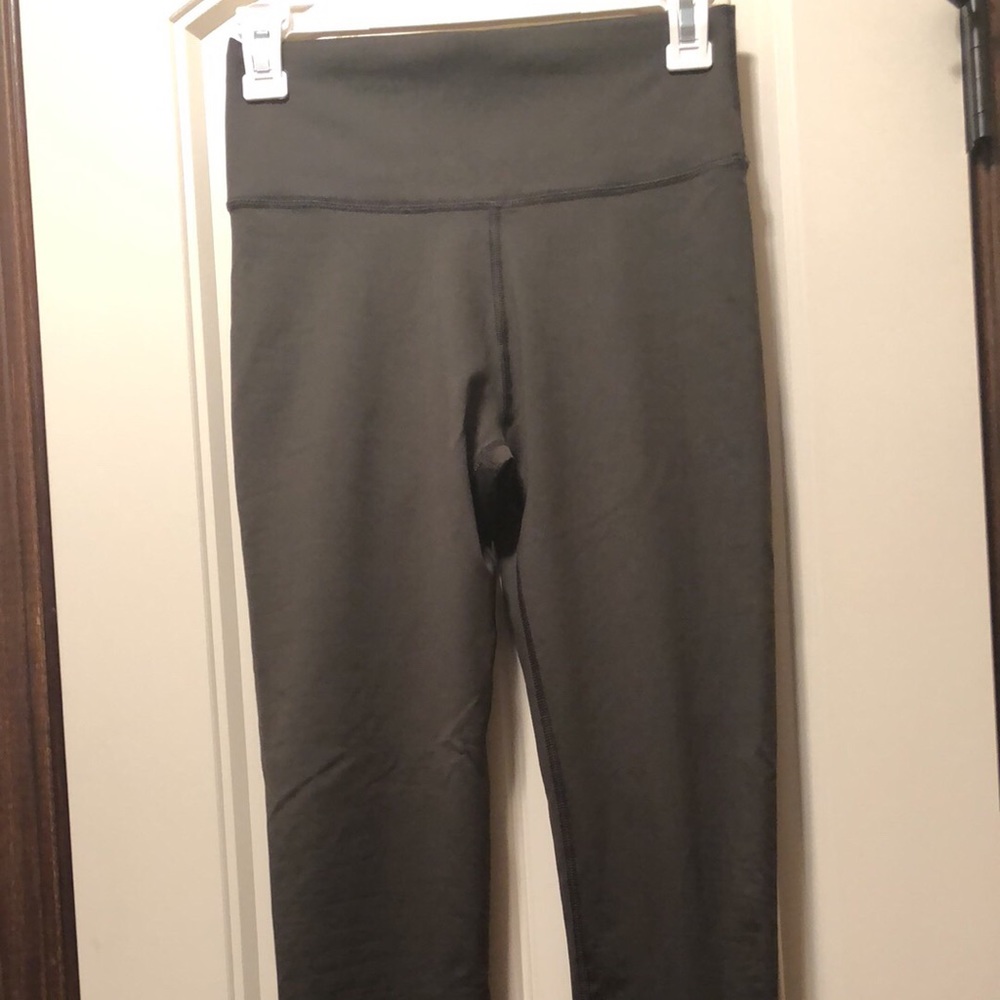 Fabletics full length olive green workout pants